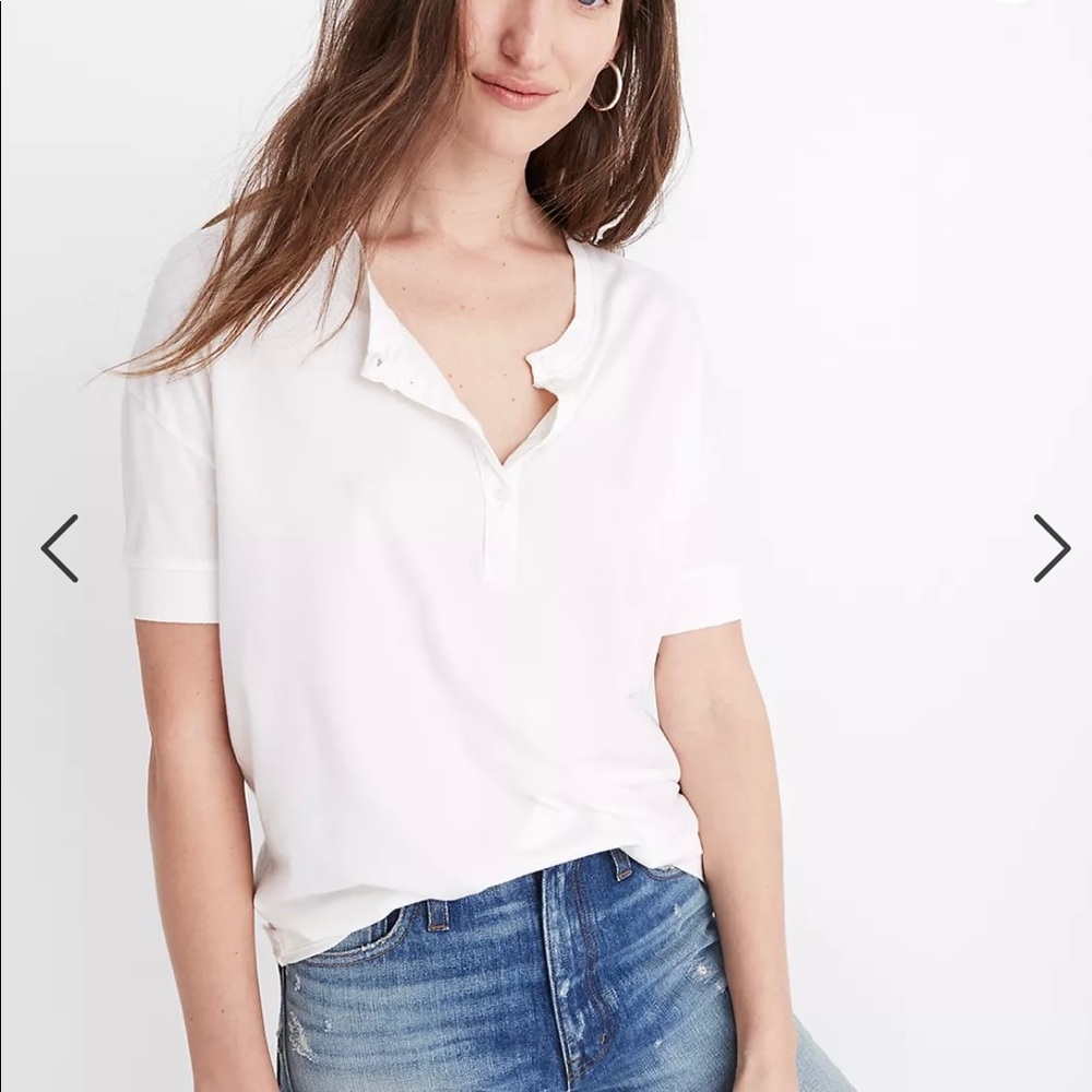 Madewell Rivet & Thread Henley Tee
